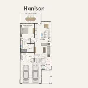 Pulte Homes, Harrison floor plan