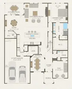 Pulte Homes, Lawson floor plan