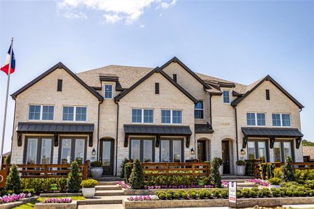 New construction Townhouse house 8153 Legacy Oak Drive, McKinney, TX 75071 Ansley Plan- photo 0