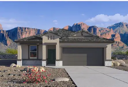 New construction Single-Family house 9748 S Saguaro Drive, Apache Junction, AZ 85120 The Pelican- photo 0