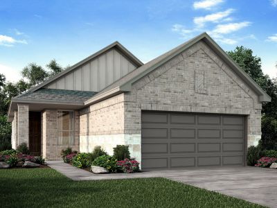 New construction Single-Family house 17466 Rosette Grass Dr, Conroe, TX 77385 The Glacier (N304)- photo 0