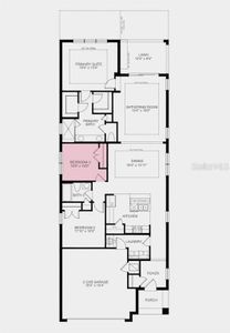 Floor Plan - Structural options added include: 3rd bedroom in place of a study.