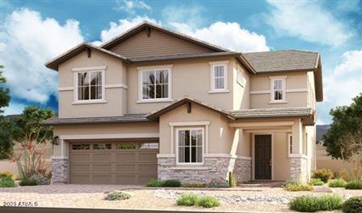 New construction Single-Family house 21859 E Stirrup Court E, Queen Creek, AZ 85142 Yorktown- photo 0