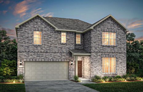 New construction Single-Family house 7038 Outpost Pass Place, Fort Worth, TX 76120 Albany- photo 0