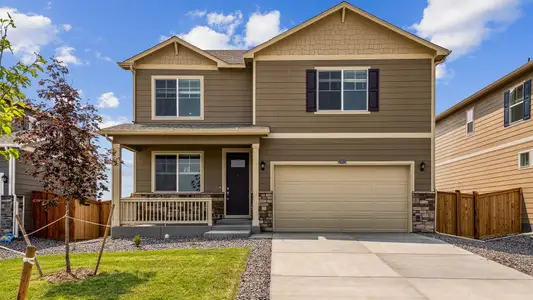 New construction Single-Family house 13604 Topaz Place, Mead, CO 80504 BRIDGEPORT- photo 0