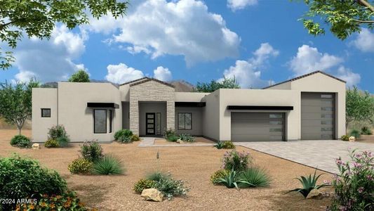 New construction Single-Family house 5549 E Saguaro Vista Drive, Cave Creek, AZ 85331 Sedona- photo 0