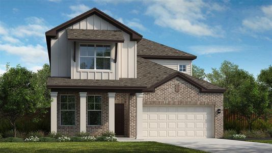 New construction Single-Family house 104 Cintilar St, Liberty Hill, TX 78642 Quinley- photo 0