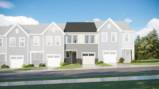 New construction Townhouse house 1542 Foal Run Trail, Unit 65, Wake Forest, NC 27587 Carson II- photo 0