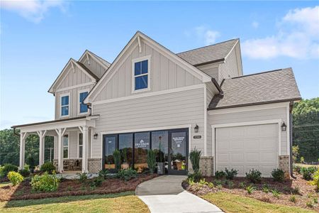 New construction Single-Family house 166 Grand Meadows Drive, Hoschton, GA 30548 The Hickory B at Wehunt Meadows- photo 1 1