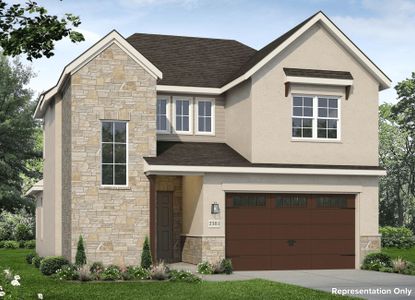 New construction Single-Family house 600 C-Bar Ranch Trail, Cedar Park, TX 78613 Cross Creek 2381- photo 0