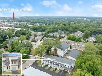 New construction Townhouse house 396 Forrest Avenue, Gainesville, GA 30501 - photo 0