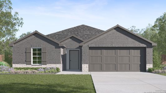 New construction Single-Family house 1024 Chachalaca Court, Seguin, TX 78155 The Zavalla- photo 0