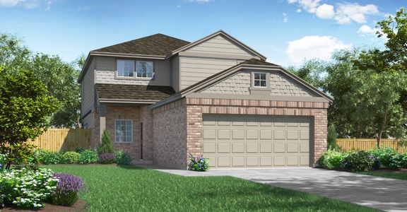 New construction Single-Family house The Walker, 283 Tailwind Drive, Kyle, TX 78640 - photo