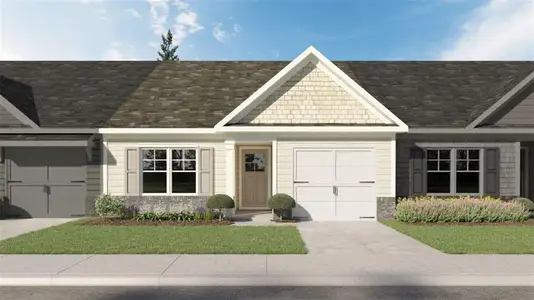 New construction Townhouse house 37 Silver Leaf Lane, Dawsonville, GA 30534 Sequoia- photo 0