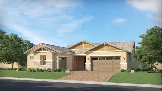 New construction Single-Family house 22972 E Twin Acres Dr, Queen Creek, AZ 85142 Aurora Plan 5580- photo 0 0