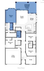 New construction Single-Family house 8017 Royal Mint Cove, Lago Vista, TX 78645 Davenport Plan- photo 1 1