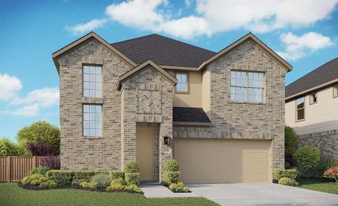 New construction Single-Family house 21210 Nolan Creek View Drive, Cypress, TX 77433 Enclave Series - Cayman- photo 0