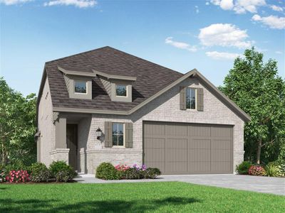 New construction Single-Family house 7447 Cattail Falls Lane, Porter, TX 77365 Windermere Plan- photo 0