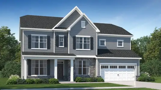 New construction Single-Family house 805 Cassa Clubhouse Way, Knightdale, NC 27545 Dalton- photo 0