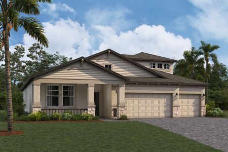 New construction Single-Family house 5867 Riverston Avenue, Wesley Chapel, FL 33545 Corina  III Bonus- photo 0