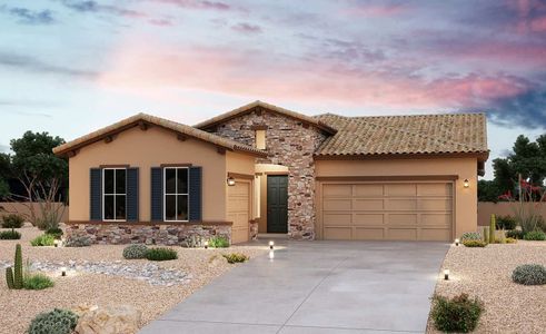 New construction Single-Family house Hacienda Series - Coral, 3051 North 202nd Drive, Buckeye, AZ 85326 - photo