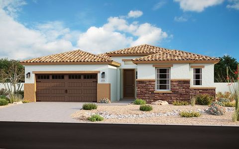 New construction Single-Family house Crystal, 17155 W Las Palmaritas Drive, Waddell, AZ 85355 - photo