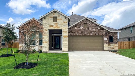 New construction Single-Family house 809 Town Creek Way, Cibolo, TX 78108 The Hondo- photo 0