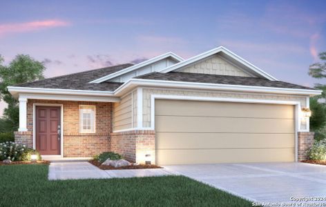 New construction Single-Family house 4270 Winston Way, New Braunfels, TX 78130 Magnolia- photo 1 1