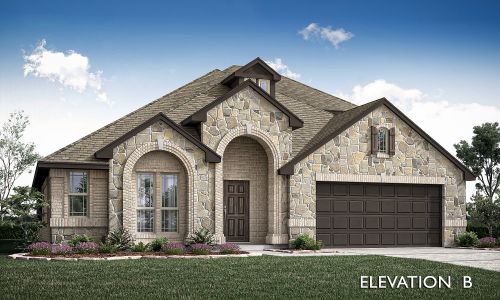 Elevation B. Forney, TX New Home