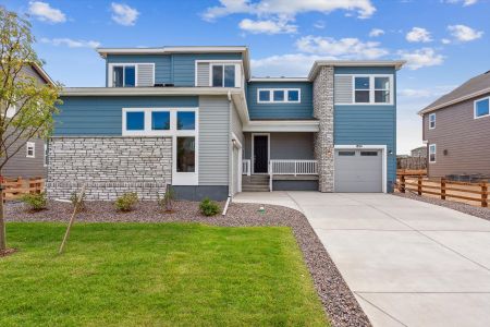 New construction Single-Family house 1834 Marlowe Circle West, Erie, CO 80516 Harvard- photo 0