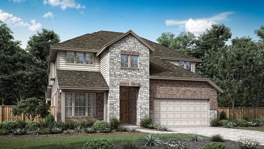 New construction Single-Family house The Greenbriar, 100 Finstown Street, Hutto, TX 78634 - photo