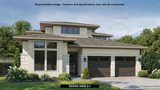 New construction Single-Family house 227 Navarro, Boerne, TX 78006 Design 2668E- photo 0