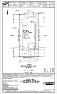 Plot Plan