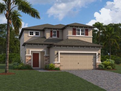 New construction Single-Family house 2471 Sunny Pebble Loop, Zephyrhills, FL 33540 Miralles- photo 3 3