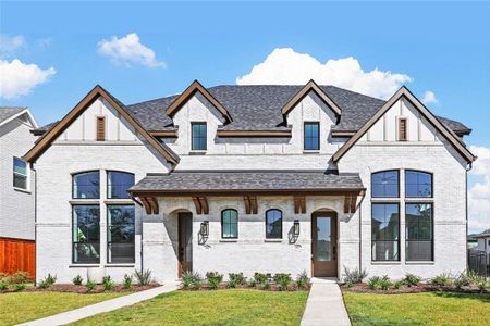 New construction Townhouse house 14424 Walsh Avenue, Aledo, TX 76008 Bolton Plan- photo 0