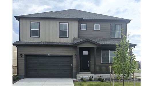 New construction Single-Family house 1881 Pinnacle Ave, Lochbuie, CO 80603 Henley- photo 0