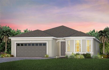 New construction Single-Family house 6399 Shimmering Shores Ln, Saint Cloud, FL 34771 Mystique- photo 0
