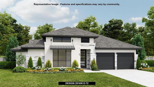 New construction Single-Family house 492 Falling River Run, Kyle, TX 78640 Design 2916W- photo 0 0