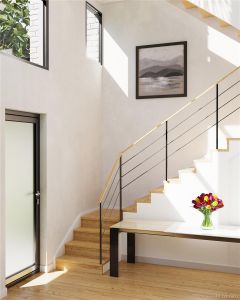 Multilevel atrium entryway flooded with natural light. This photo is for illustration purposes only and not meant to be an exact rendition. Some items may not be standard and/or represent the specific finish or color.