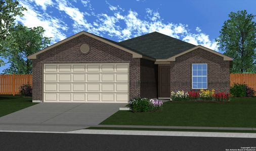 New construction Single-Family house 2949 Wentwood Run, San Antonio, TX 78245 THE MARTINDALE- photo 1 1