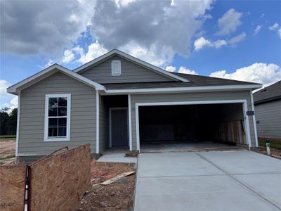 New construction Single-Family house 10722 Red Flagstone Drive, Conroe, TX 77306 BRIGHTON- photo 0