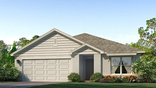 New construction Single-Family house 6412 Flagstone Trail, Palmetto, FL 34221 Aria- photo 0