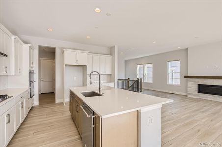 New construction Single-Family house 7134 Canyon Sky Trail, Castle Pines, CO 80108 4084 Legends Exterior Modern Prairie- photo 8 8