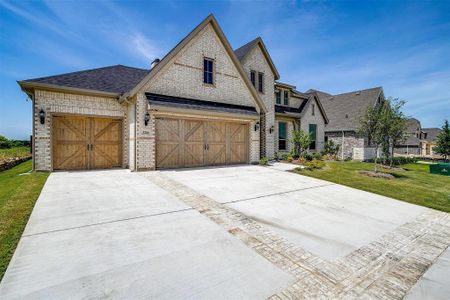 View of front of property with a front lawn