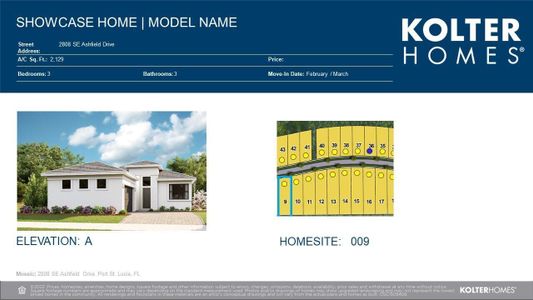 New construction Single-Family house 2808 Se Ashfield Drive, Port Saint Lucie, FL 34984 Lila- photo 1 1