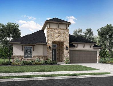 New construction Single-Family house 5514 Rocky Banks Way, Fulshear, TX 77441 Bartlett- photo 0 0