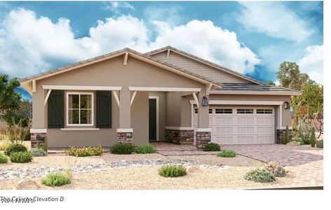 New construction Single-Family house 21883 E Stirrup Court, Queen Creek, AZ 85142 Celeste- photo 0
