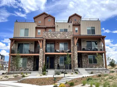 New construction Townhouse house 9657 Browns Peak Circle, Littleton, CO 80125 Peak- photo 0