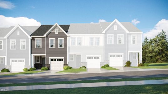 New construction Townhouse house 1540 Foal Run Trail, Unit 66, Wake Forest, NC 27587 Carson II- photo 0