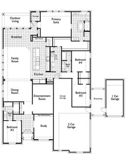 New construction Single-Family house 520 Sierra Lisa Cv, Liberty Hill, TX 78642 215G Plan- photo 2 2